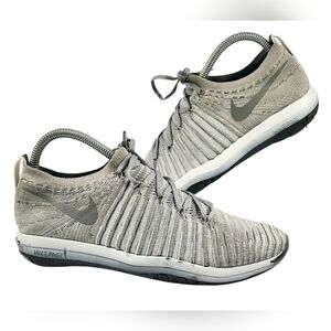 NIKE NIKELAB FREE TRANSFORMFK FLYKNIT SAIL/GREY(878552-100) Womens Sz 7.5